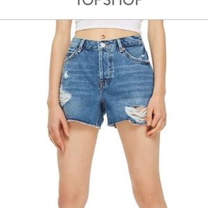 Topshop Ashley Denim Shorts